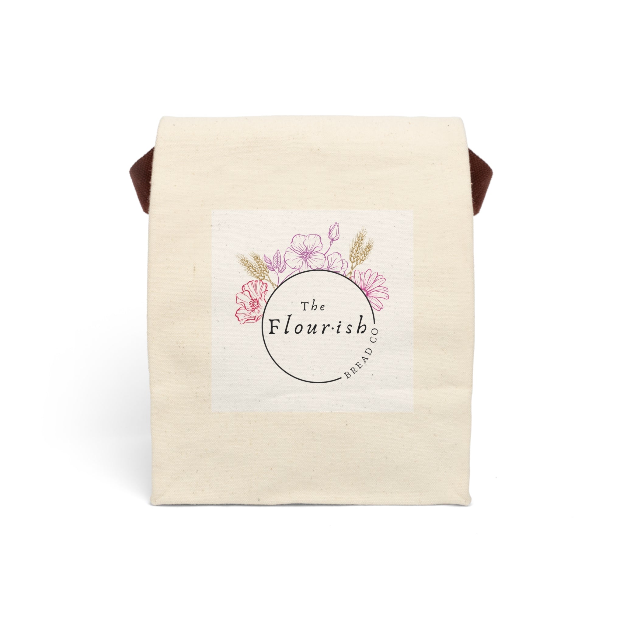 Canvas Lunch Bag With Strap