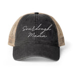Women's Washed Mesh-Back Cap - Sourdough Mama
