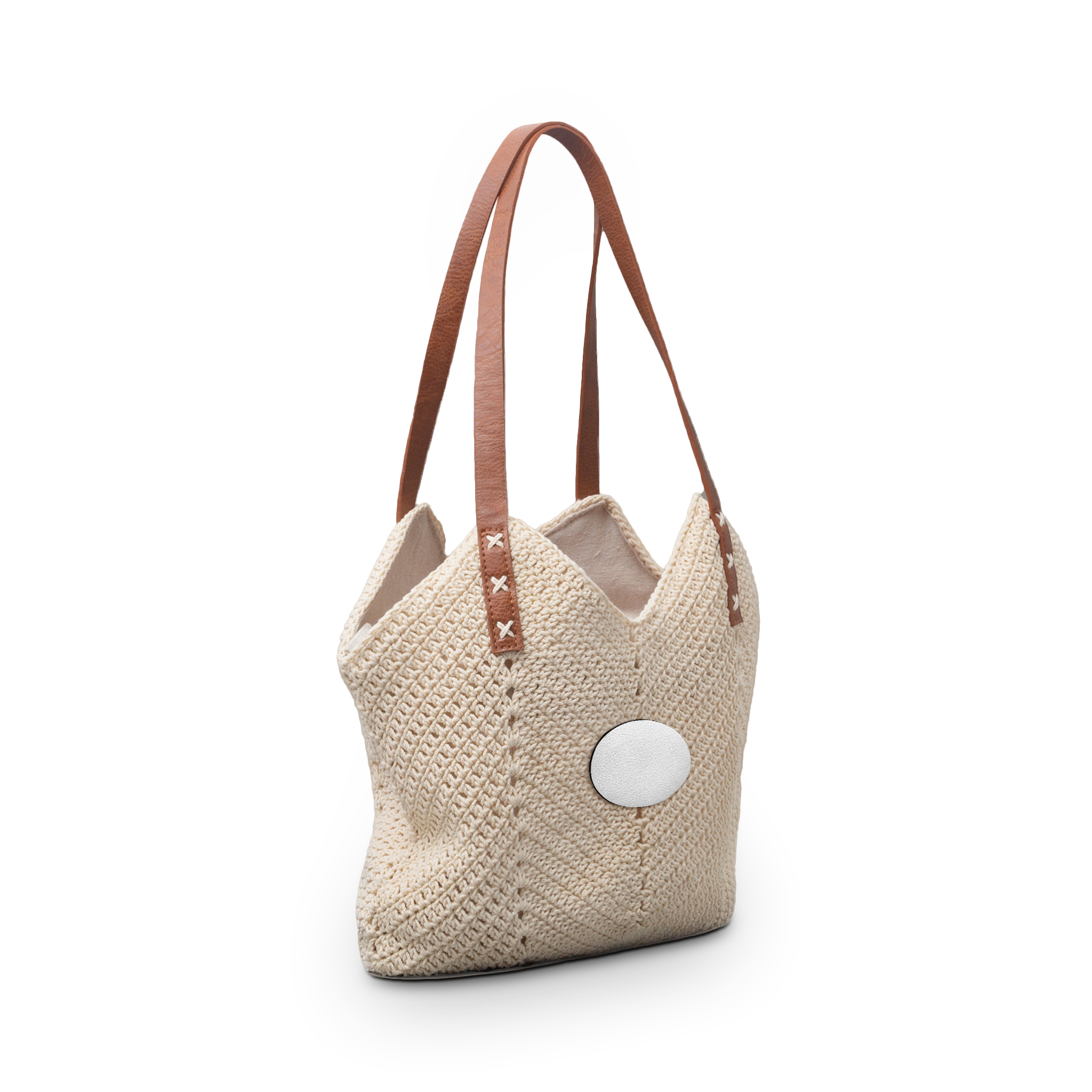 Straw Shoulder Bag (Customizable)