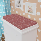 Baby Changing Pad Cover - Flourish & Thrive (Mauve)