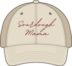 Women's Washed Mesh-Back Cap - Sourdough Mama (assorted colors)