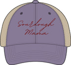 Women's Washed Mesh-Back Cap - Sourdough Mama (assorted colors)