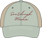 Women's Washed Mesh-Back Cap - Sourdough Mama (assorted colors)
