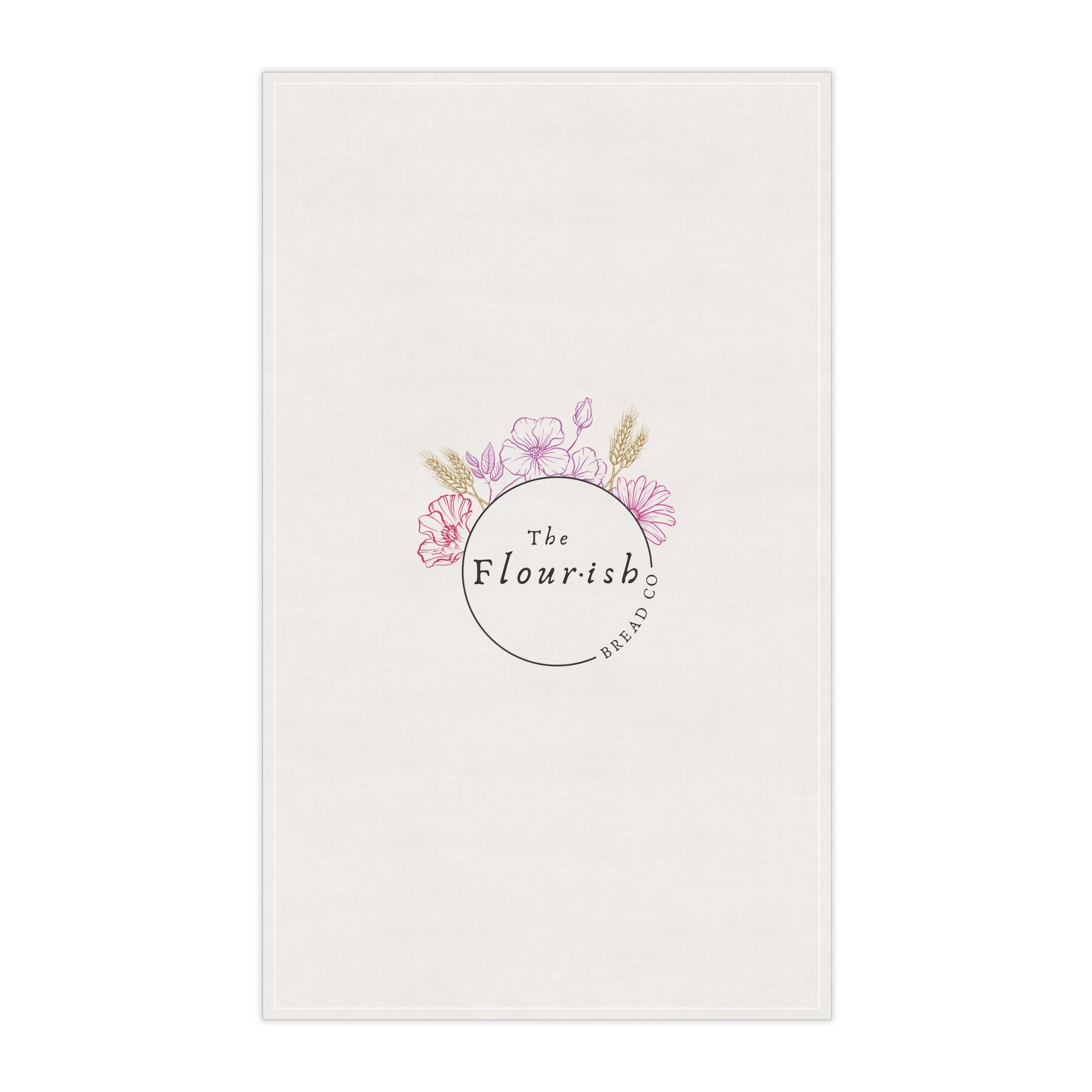 Tea Towel - Flourish Logo