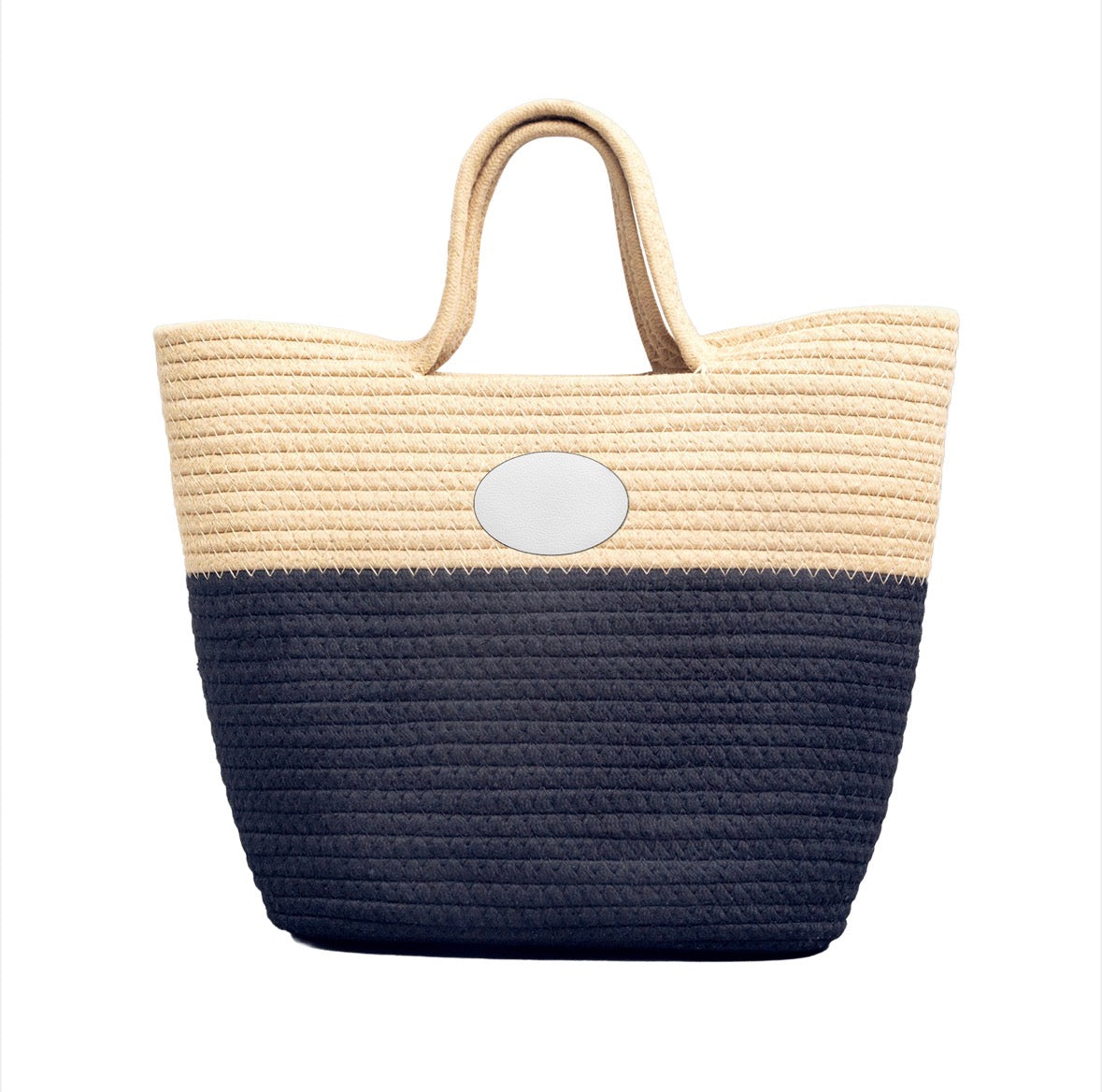 Handwoven Straw Bag (Customizable)