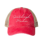 Women's Washed Mesh-Back Cap - Sourdough Mama