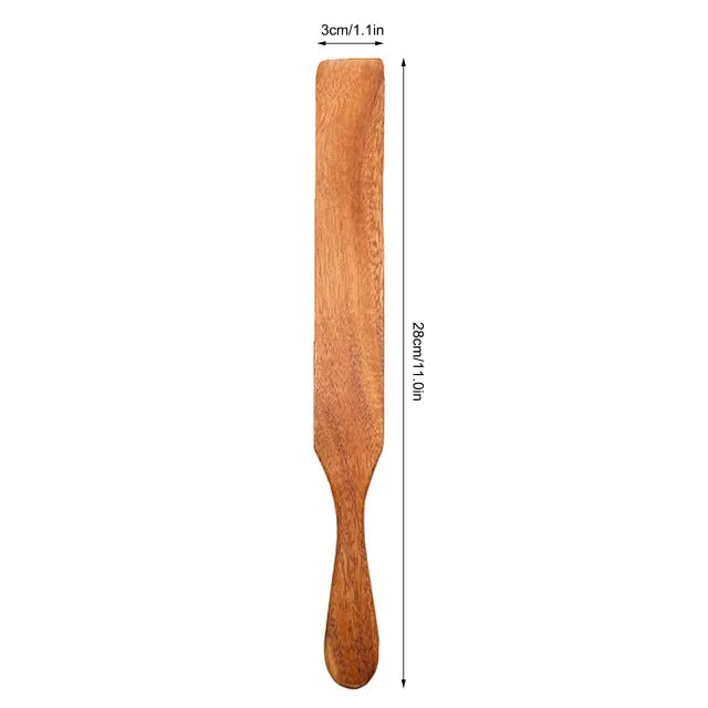 Natural Teak Spurtle