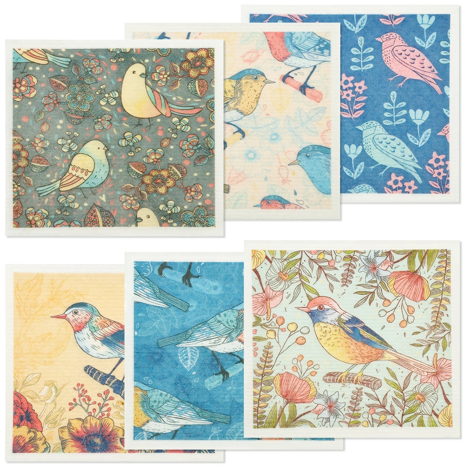 6/12Pcs Reusable Swedish Dishcloths