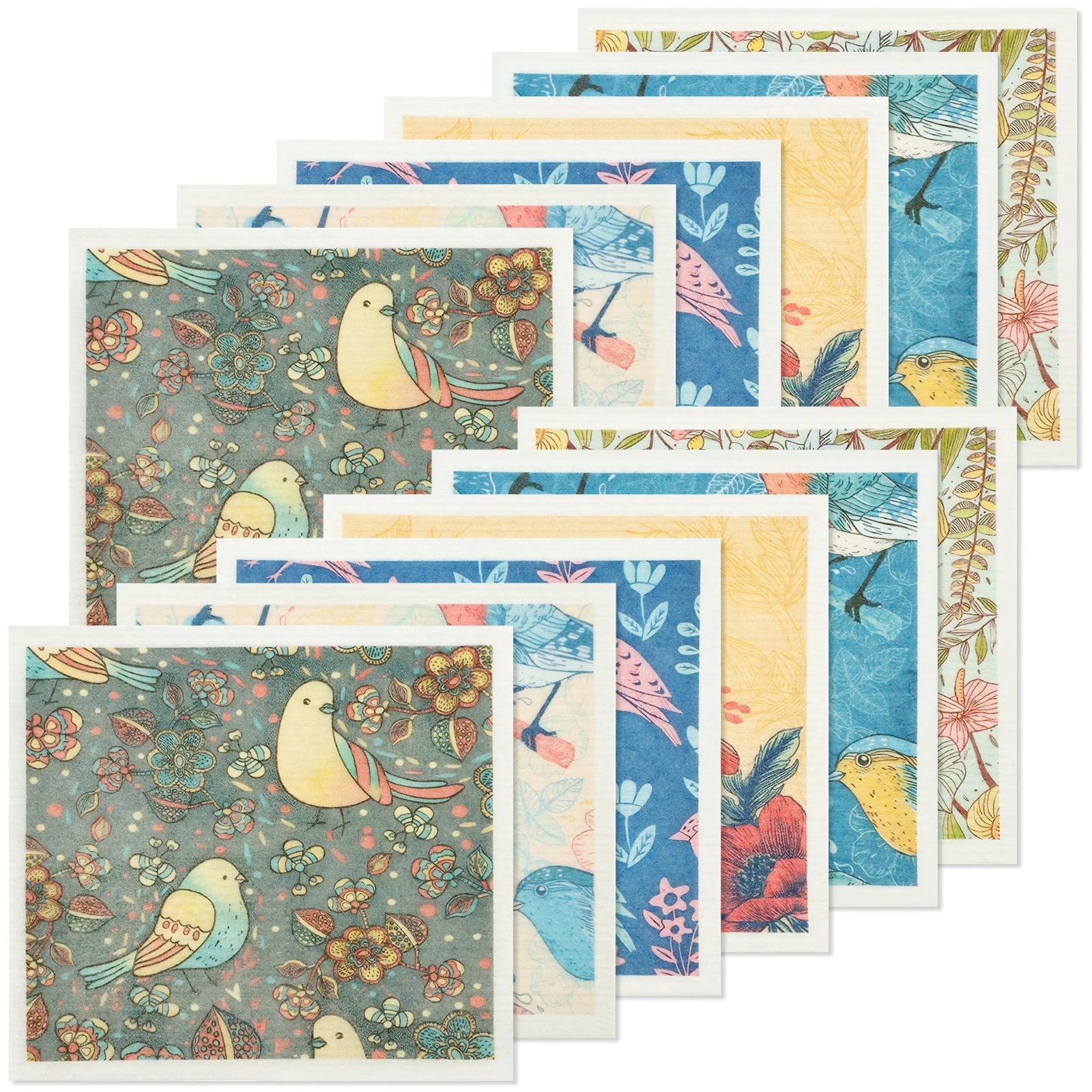 6/12Pcs Reusable Swedish Dishcloths