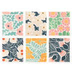 Swedish Dishcloths (Set of 6) - Abstract Flowers