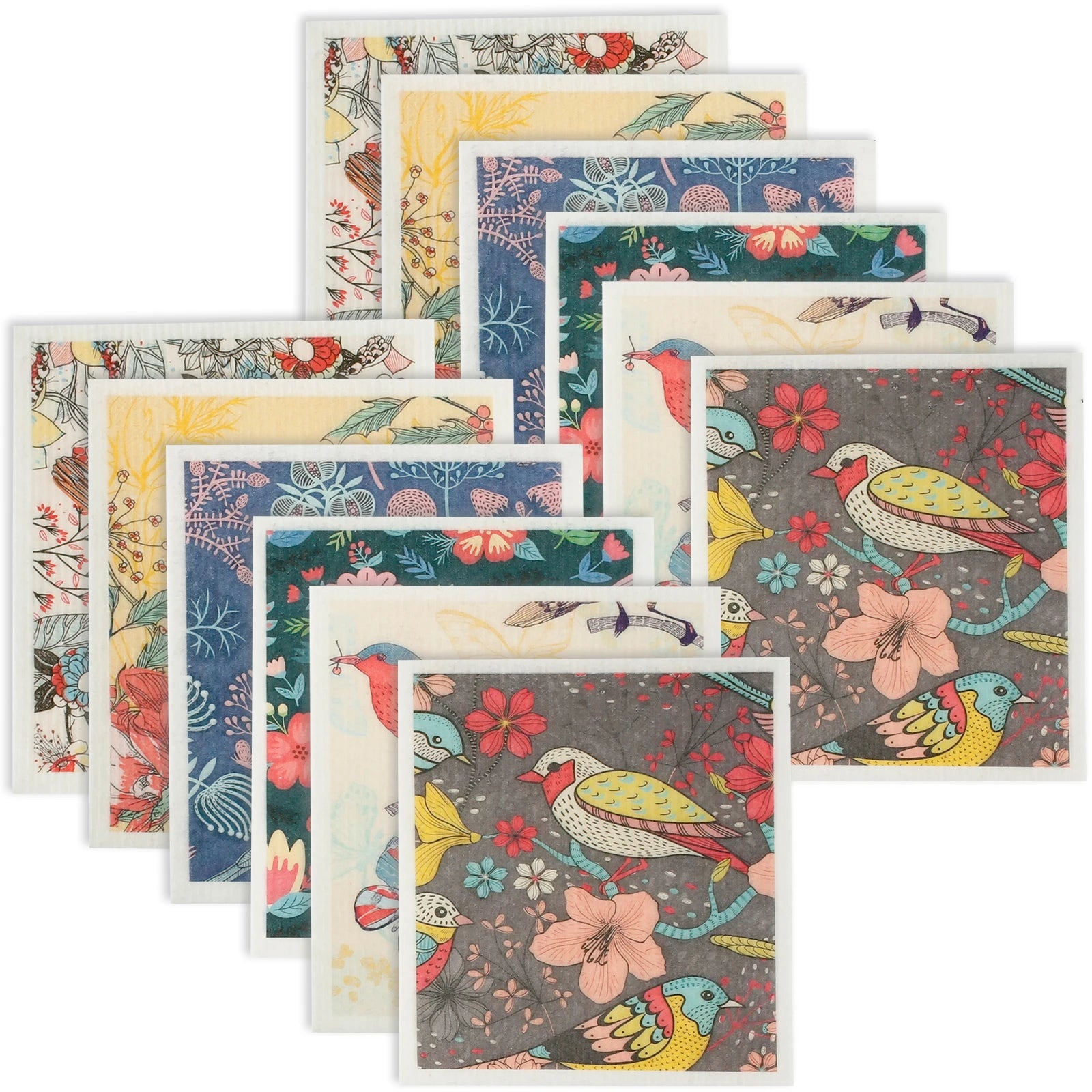 6/12Pcs Reusable Swedish Dishcloths